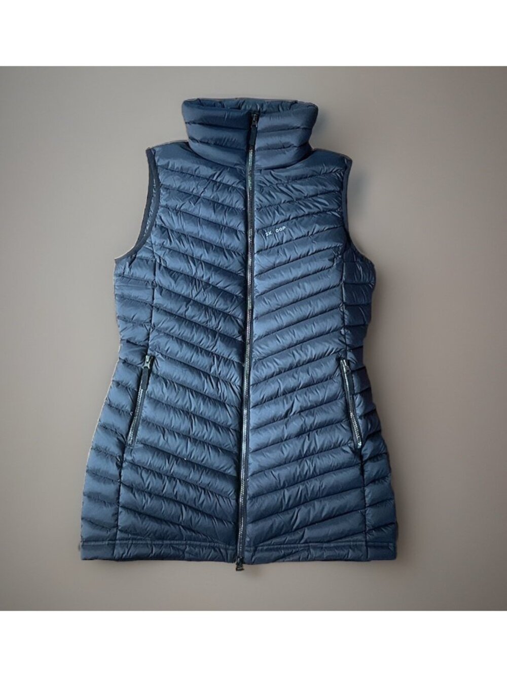 Skhoop Duck Down Puffer Vest Jacket Women’s Large Black Ski Snow Sweden Outdoors